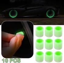 Comprar 10 Tampas De Válvulas Fluorescentes Tampas Pneus Universais