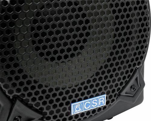 Caixa Som Prof Bluetooth Amplificada Ativa Sub 8 Pol Usb Csr Cor Preto 110v/220v (bivolt)
