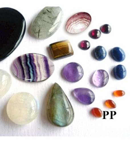 Minerales Cabuchónes X  10 Pzas. Piedras Portal