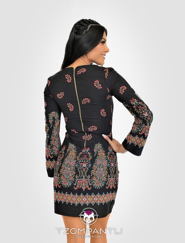 Imagen 4 de 4 de Vestido Pechera De Vinil
