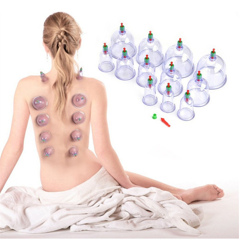 Kit Set 12 Ventosas Terapeuticas Desintoxicacion Neumaticas