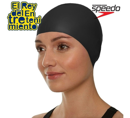 Gorra Speedo Natación Silicona P/ Pelo Largo Piscina El Rey
