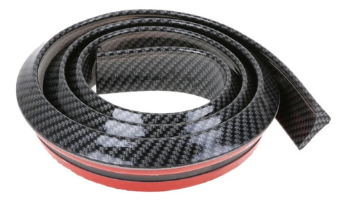 Moldura Aleron De Auto Goma/carbon 1.5m Largox3.5cm Ancho