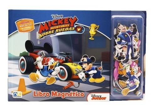 Libro Magnetico Mickey Aventuras Sobre Ruedas Disney Junior