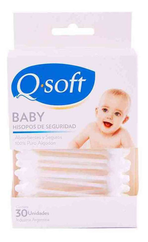 Cotonetes Hisopos De Seguridad Q Soft Baby 5 Packs