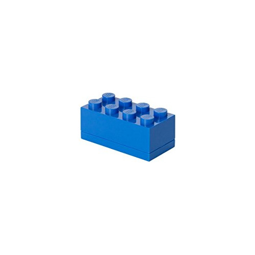 Minicaja Lego - Brick 8, Azul Brillante