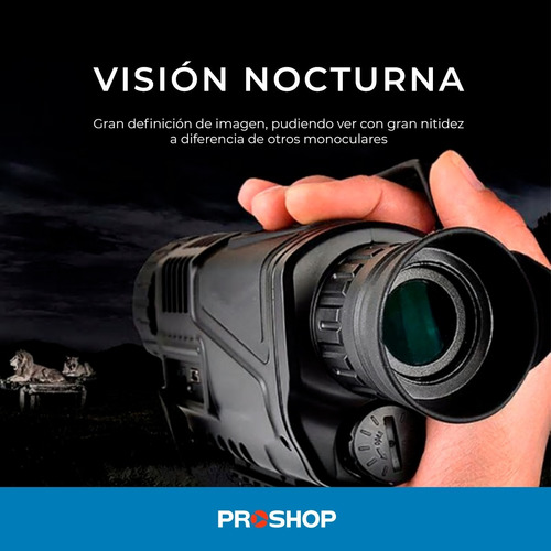 Imagen 2 de 10 de Monocular Visor Infrarrojo Visión Nocturna Zoom 5x40 200 Mt