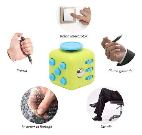 Cubo Anti Estrés, Fidget Cubo Alivia El Estrés