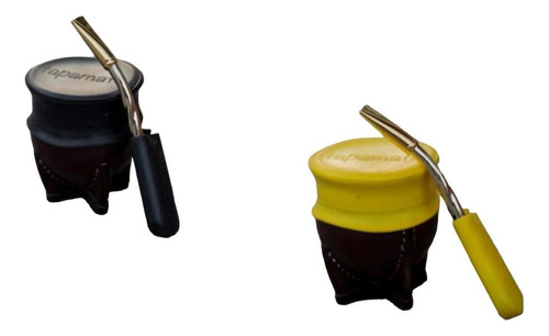 Set Tapa Mate + Tapa Bombilla De Silicona