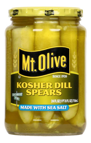 Mt. Olive Kosher Pepinillos Con Sal De Mar 710ml