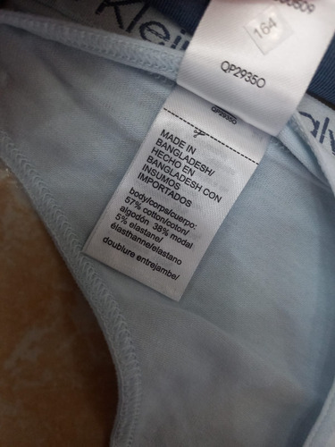 Pack 3 Tangas Calvin Klein Originales Qp2935x-450 Talla M