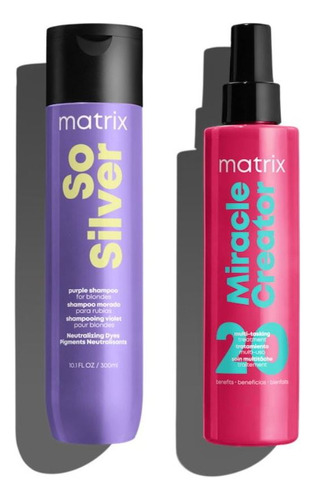 Pack Matrix Shampoo So Silver + Miracle Creator