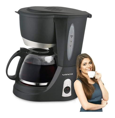 Cafetera Filtro W1930 Capacidad 0,6l Winco Anti Goteo Cuota