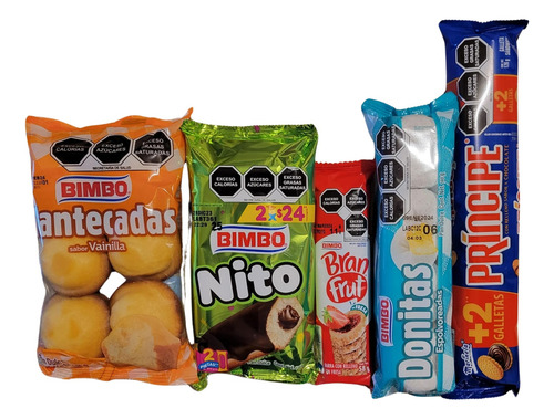 Pan Bimbo Surtido, Pack Bimbo, Nito Bimbo, Galletas Principe