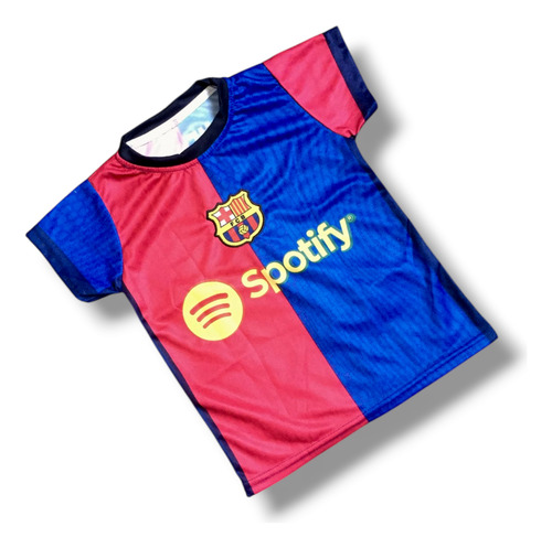 Conjunto Uniforme Fútbol Niño Yamal Barcelona 2025 Azul Marino Yamal 12