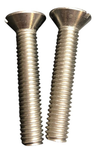 Tornillo Frezado Plano Inoxidable 3/8 X 3/4 Pack X25