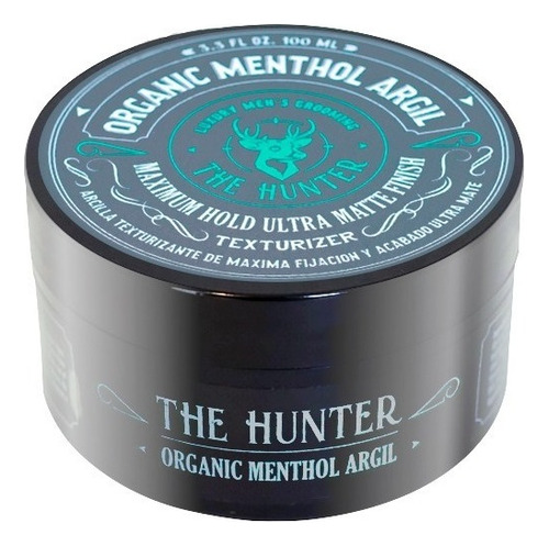 The Hunter Organic Menthol X 100 Ml en arcilla The Hunter POMADA cabello
