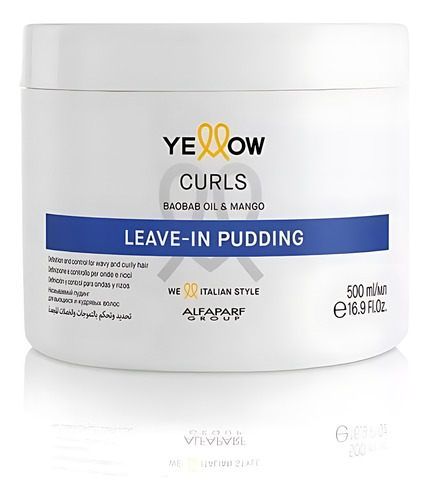 Leave In Pudding Yellow Curls Para Rizos 500ml