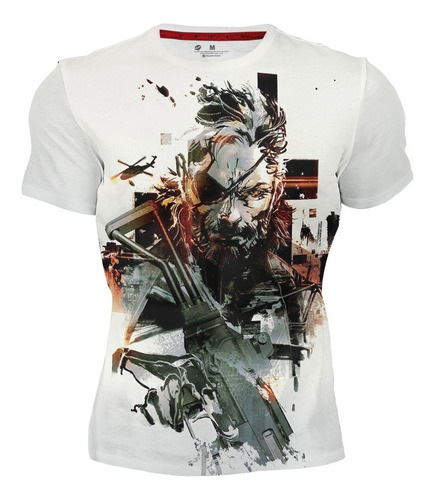 Playera Sublimada Full Print Metal Gear