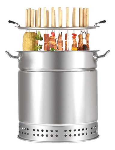 Barbacoa Parrilla Colgante Cubo Para Parrilla De Barbacoa,
