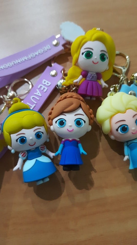 Imagen 4 de 6 de Llaveros Princesas De Disney