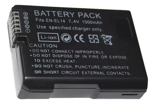 Bateria Nikon En-el14a / En-el14 Nuevo - Tienda Compatible 