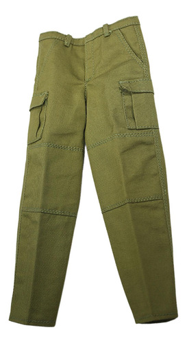 Escala 1:6, Pantalones De Soldado Masculino, Verde