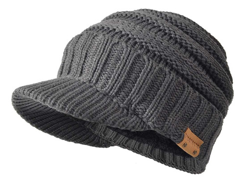 Forbusite Gorro De Punto Con Visera Para Hombre Para Inviern