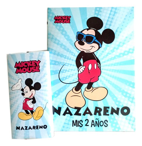 Souvenir Mickey Mouse 10 Libritos Colorear Y 10 Lapices X6 