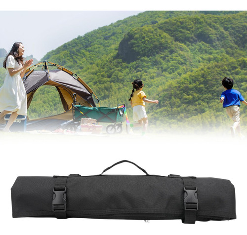 Mat De Campamento Al Aire Libre Almohadilla Para Negro