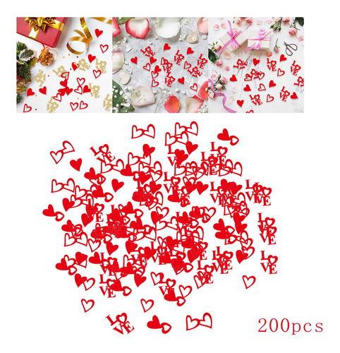 4 X 200 Pieces Valentine's Day Confetti For Wedding