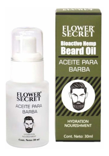 Aceite Para Barba Hidratante Nutritivo / Brillo 30 Ml