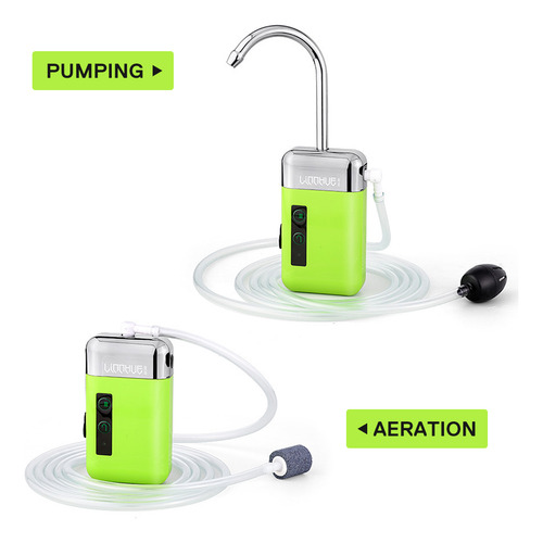 Bomba De Aire Portátil Mini Con Sensor.en.usb Para Pesca