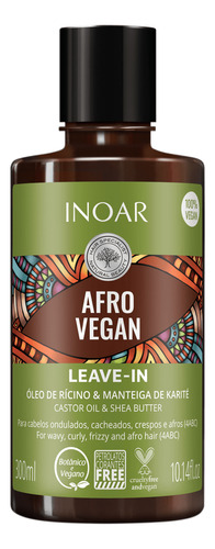 Inoar Afro Vegan - Leave-in 300ml Blz