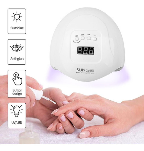 Lampara Secador Uñas Uv Led 80w. Ofertas Claras. 110039