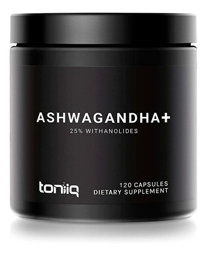 Toniiq Ashwagandha+ 25% Withanolides 120 Cápsulas