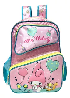 Mochila Escolar 3d My Melody Hello Kitty - Original - Nuevo