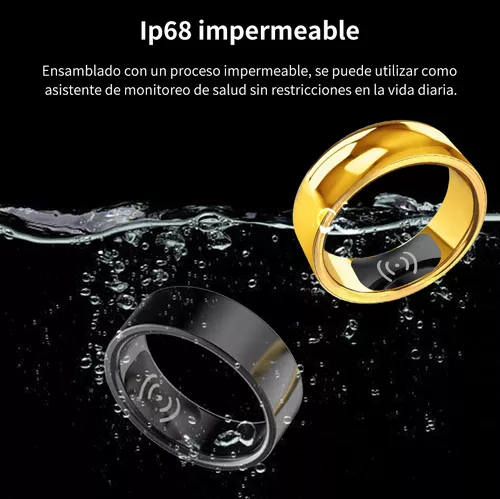 Smart Ring-anillo Inteligente Acero Inoxidable Hombre Mujer