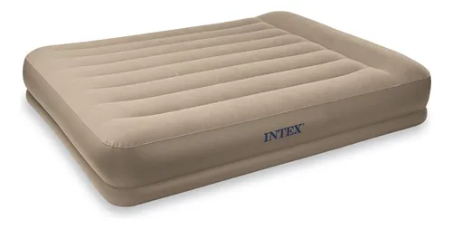 Reposapiés Intex Cama De Aire Con Almohada Y Bomba Eléctrica