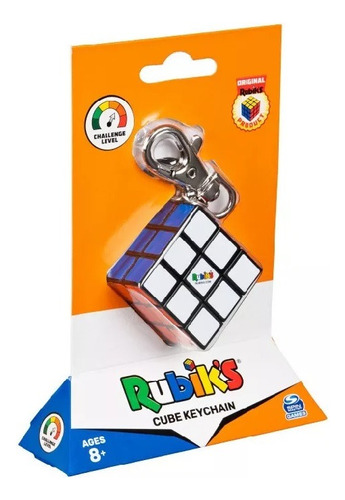 Cubo Rubik 3x3 Llavero Spin Master Cod 4001 Loony Toys