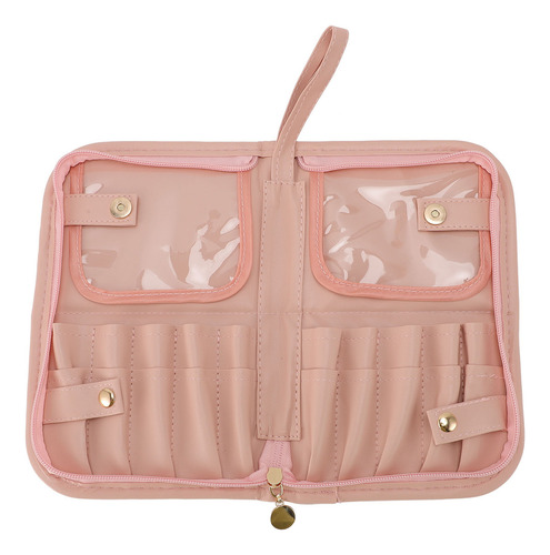 Bolsa Dobrável Para Pincéis De Maquiagem Stand Up Holder Pu