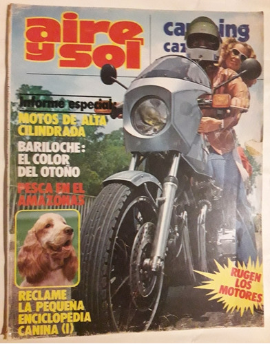 Revista Aire Y Sol N° 78 Marzo 1979 Caza Pesca Camping Armas