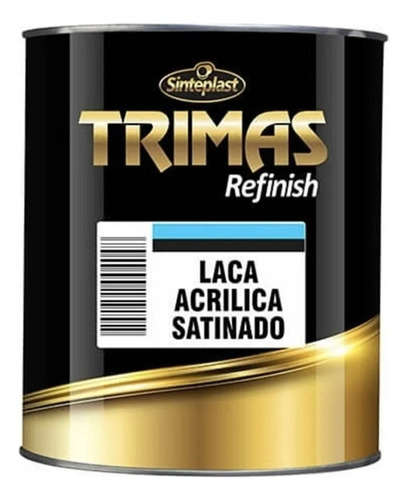 Laca Acrilica Blanco Satinado Trimas 4 Litros Auto Madera 