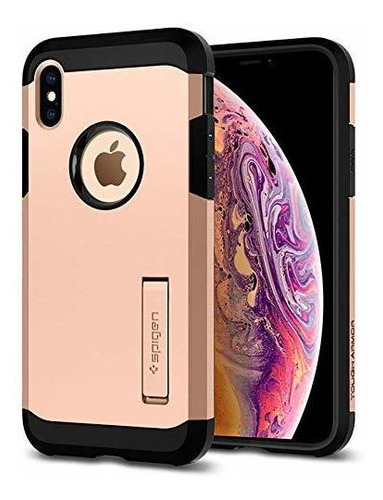 Funda Para Iphone 10 / X (2017) Con Kickstand - (blush Gold)