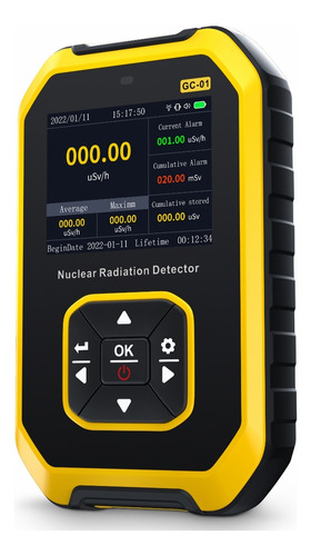 Detector De Radiación Nuclear Gc-01, Contador Geiger Gm,
