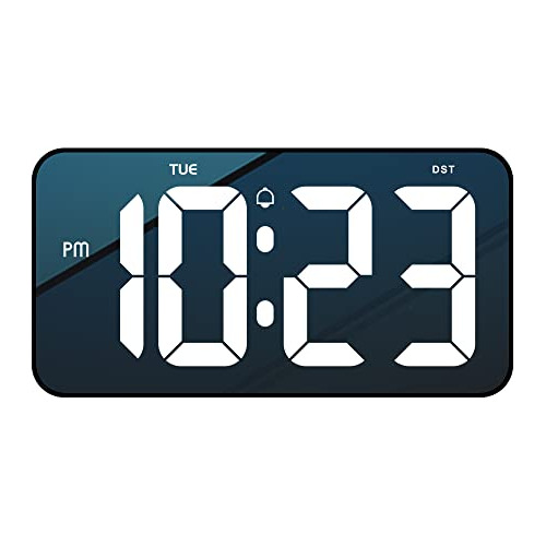 Reloj Digital De Pared Pantalla Led De 4.1 , Alarma, Me...