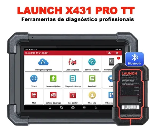 comprar Scanner Automotivo Launch-x431 Pro Tt Bluetooth Português Br