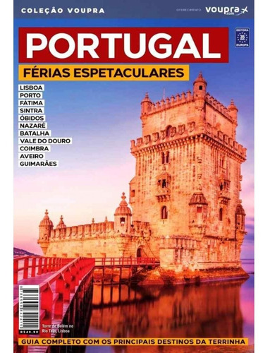 Livro Portugal  Férias Espetaculares, De A Europa. Editora Europa, Capa Mole Em Português, 2021