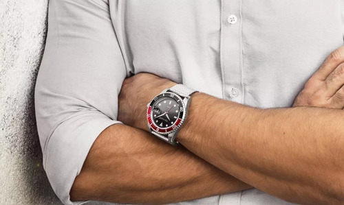 Relógio De Pulso Masculino Technos Prateado