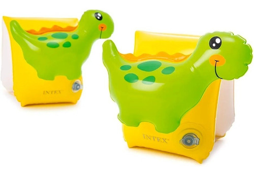 Flotador Brazo Dinosaurio Intex Aprendizaje Bebe Niños 56664